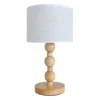 Abajur Design Coreano Vintage Madeira | Miresa | loja-de-luminárias-São-Paulo Foto de abajur Design Coreano Vintage Madeira, abajur de madeira vintage design coreano, catálogo Miresa, loja-de-luminárias-São-Paulo.