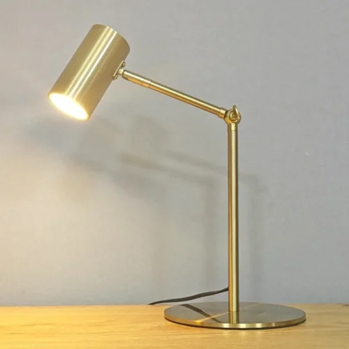 Luminária De Mesa Design Despojado Dourado