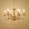 Lustre Dourado Design Americano Marca Miresa Lustre Dourado Design Americano