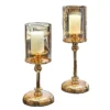 kf-Seadbf92705a14aa5af9d8aebd1882ea4G Castiçais Vela De Vidro Dourado