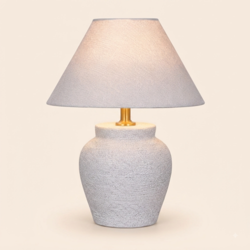 Abajur Cerâmica Design Japones