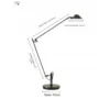 Luminária De Mesa Design Contemporâneo Americano Braço Longo