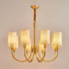 kf-S2c9145581c1045b0bf7467555d536563L Lustre Provençal Dourado Com Cúpula