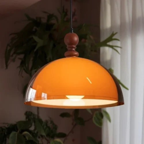 Pendente Clássico Bauhaus Acrílico Fio Ajustável