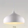 kf-S691a8b0f61c04c6cb08c4583389557da1 Pendente Moderno Orgânico Alumínio Branco ou Preto