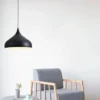 kf-S6ee55f97fb624c79a08d8527c4823d8d4 Pendente Moderno Orgânico Alumínio Branco ou Preto