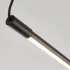 Luminária Preta Longa Linear Com Luz de LED | Miresa | loja-de-luminárias-São-Paulo Luminária Preta Longa Linear Com Luz de LED — luminária preta longa da Miresa, loja-de-luminárias-São-Paulo.