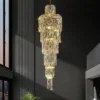 Lustre Cristal Hall Entrada e Escadas Pingente Cristal