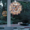 Lustre Moderno Design Nórdico Bolha Vidro Transparente