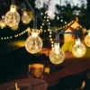 Varal Corda De Luz Para Jardins Luz Solar