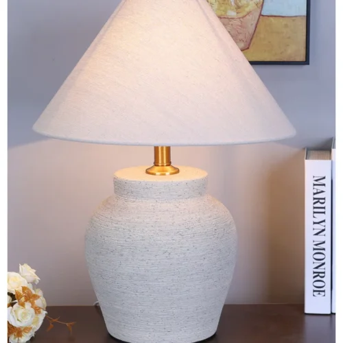 Abajur Cerâmica Design Japones