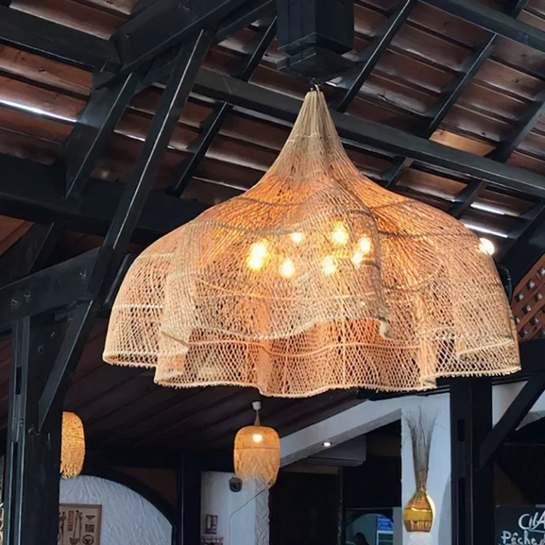 Luminária Rústica Estilo japonês Wabi-Sabi, uma opção de luminária rústica estilo, vendida pela Miresa, loja-de-luminárias-São-Paulo.