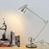 kf-Se9d3058773374187900072cc59ae5b18C Luminária Mesa Alumínio Braço Longo Balanço Flexível
