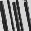 Lustre Moderno Para Escadas Formato Cone Tubular Preto e Luz de LED