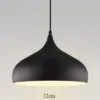 kf-Sfaf892b46a674c91afd059828f44388aQ Pendente Moderno Orgânico Alumínio Branco ou Preto