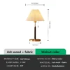 Abajur Retrô 50cm Altura Design Clássico Americana