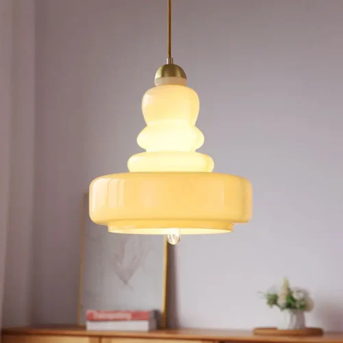 Pendente Design Francês Retro De Vidro