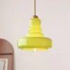 Pendente Design Francês Retro De Vidro