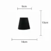 kf-HTB1Kji7LXXXXXXZXpXXq6xXFXXXv Conjunto com 6Pcs + abajures de PVC furo E14 3cm
