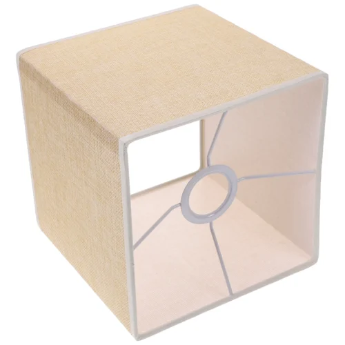 Abajur Linho Quadrado 20x20cm Bege