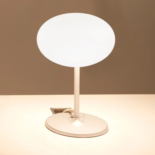 Abajur De Vidro Forma Oval