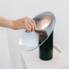 kf-S1bfb25f0f63c4fa2a65fd2054417e094g Abajur Preto Contemporâneo Minimalista