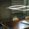 Lustre Minimalista Alumínio Forma Espiral