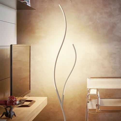 Luminária Piso Minimalista Forma de Ramos Arvore