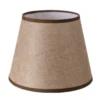 kf-S8812dc538e5e41f1bac855c705ebf8b3i Cúpula Para Abajur Capa Tecido Circular Linho