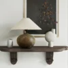 Abajur Wabi Sabi Argila Artesanal Estilo Japonês