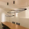 Lustre Minimalista Alumínio Forma Espiral