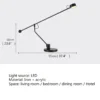kf-Sfc3778c97c8842b18666fe19aceb62b2W Luminária de Mesa Contemporâneo Preto Design Ajustável