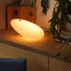 Abajur Atmosfera Oval Branca