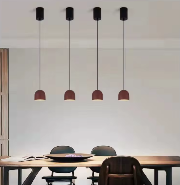 3 - Pendente Basic De Alumínio e Luz LED Para Bancadas dourado miresa Pendente Basic De Alumínio e Luz LED Para Bancadas