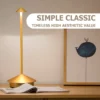 Luminária de Mesa LED Sem Fio Com Sensor Toque Recarregável