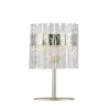 Abajur Vegas Freddo Estrutura Dourada e Cúpula Vidro Jateado, uma opção de abajur de vidro vegas freddo, vendida pela Miresa, loja-de-luminárias-São-Paulo.