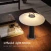 Abajur Cúpula Disco Minimalista Iluminação Indireta