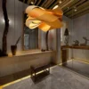 Lustre Artesanal Design Japonês Folha Madeira Natural | | Entrega em Todo Brasil
