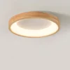 Luminária Sobrepor Redondo Design Japonês Acabamento em Madeira, uma opção de luminária de madeira sobrepor redondo, vendida pela Miresa, loja-de-luminárias-São-Paulo.