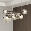 Foto de lustre Moderno Bola De Vidro Mesa Jantar, lustre de vidro moderno bola mesa, catálogo Miresa, loja-de-luminárias-São-Paulo.