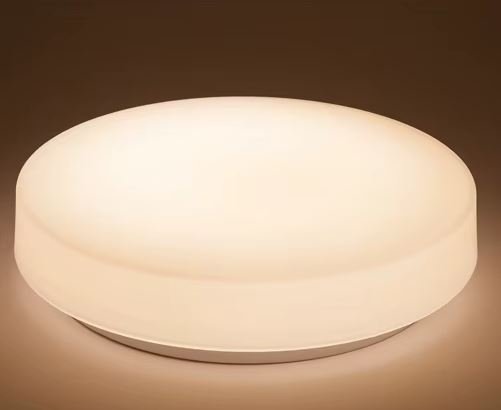 2 luminaria de sobrepor de vidro branco leitoso para cozinhas e quartos miresa 2 Luminária Moderno Sobrepor de Vidro Branco Fosco Para Salas de TV, Quartos, Cozinhas e Banheiros