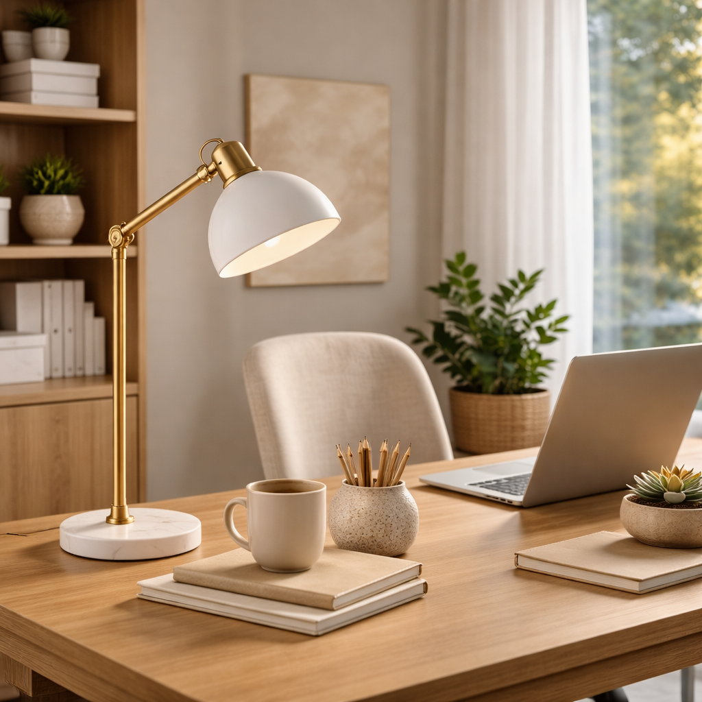 luminaria de mesa moderna decorativa com luz quente em sala de estar elegante e aconchegante design sofisticado - Miresa melhor loja de iluminação e luminárias em São Paulo