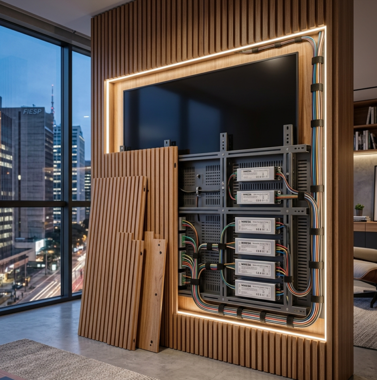 O Guia de Instalação Invisível: Como Esconder Drivers e Fontes de LED em Apartamentos Pequenos