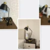 Luminária De Mesa Moderna Preta e Dourado Para Cabeceira de Cama