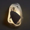 Arandela Moderna Ovóide Cristal Luz Led | Miresa | loja-de-luminárias-São-Paulo Arandela Moderna Ovóide Cristal Luz Led — arandela de cristal moderna ovóide da Miresa, loja-de-luminárias-São-Paulo.