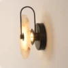 Arandela Disco Alabastro Mármore Luz LED