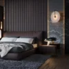 Arandela Minimalista Disco Mármore Luz LED