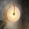 kf-S7058a0a0d59248a88388b8c05f9fe9258 Arandela Minimalista Disco Mármore Luz LED
