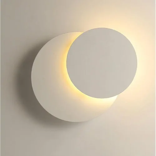 Arandela Contemporânea Alumínio Preto ou Branco LED o AC90-260V