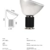 kf-S881f311b63714006afaf0228b366e80aN Abajur Réplica Taccia Flos Design Italiano